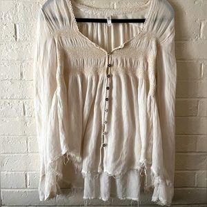 Free people boho style shirt